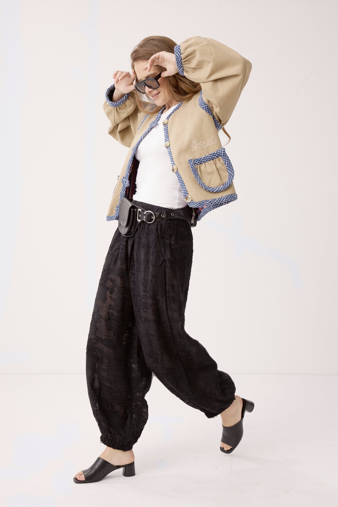 Barbo Jacquard Torn bukser - sort